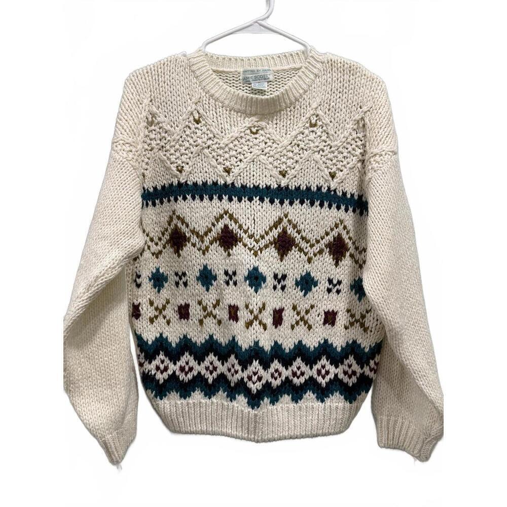 Vintage Jamie Scott Handmade Sweater, Women's Medium